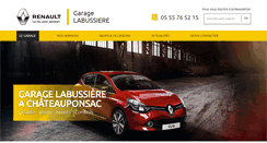 Desktop Screenshot of garage-labussiere-87.com