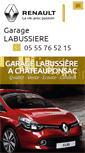 Mobile Screenshot of garage-labussiere-87.com